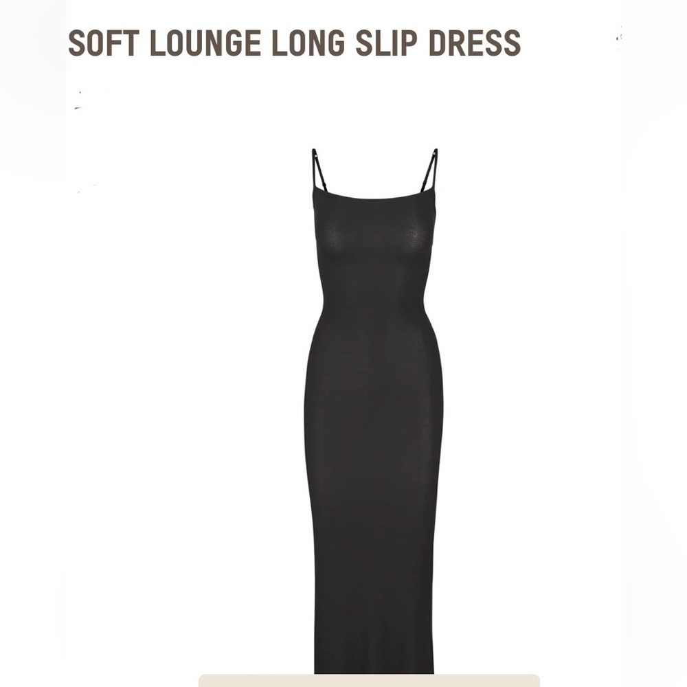 SKIM: SOFT LOUNGE LONG SLIP DRESS - (2)2X